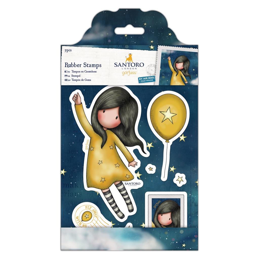 Docrafts rubberen clingstempels Santoro Gorjuss