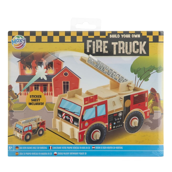 Nassau 3D-houtpuzzel voertuig met stickers, 18 × 23 cm – afbeelding 3