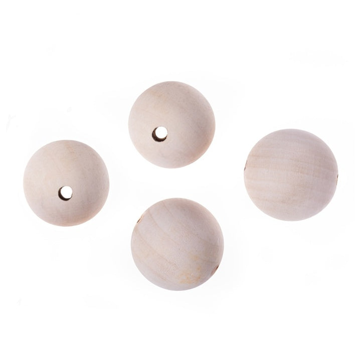 Ronde houten kralen DP Craft – 30, 40 of 50 mm – afbeelding 3