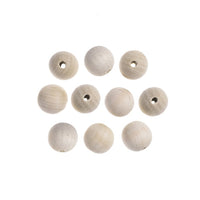 Houten kralen 2,5 cm DP Craft – 10 stuks – afbeelding 2