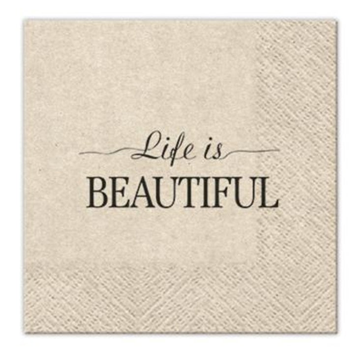 ECO Beautiful Life Decoupage Napkins - 1 pc