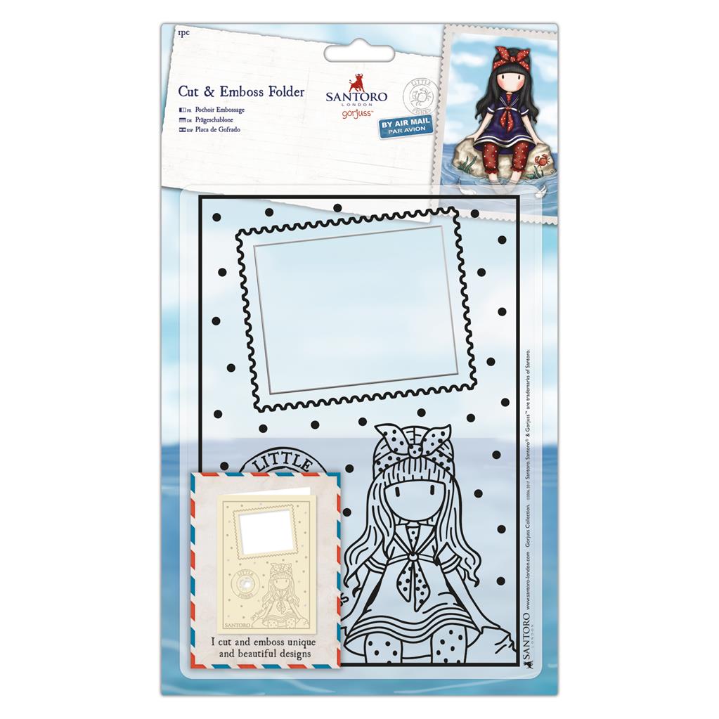 Embossingmal Docrafts Santoro Gorjuss visjes, 15 × 21 cm
