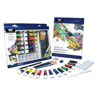 Essentials Acrylic Paint Set in Paper Box, Set of 21
