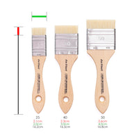 da Vinci Mottler plat penseel serie 2473, extra kort – afbeelding 3