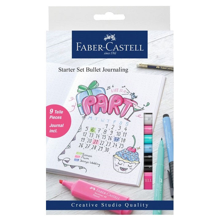 Faber-Castell Pitt Calligraphy Pens / Starter Set with Notebook