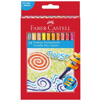 Faber-Castell uitdraaibaar waskrijt Twist, 12 of 24 stuks – afbeelding 3
