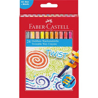 Faber-Castell uitdraaibaar waskrijt Twist, 12 of 24 stuks