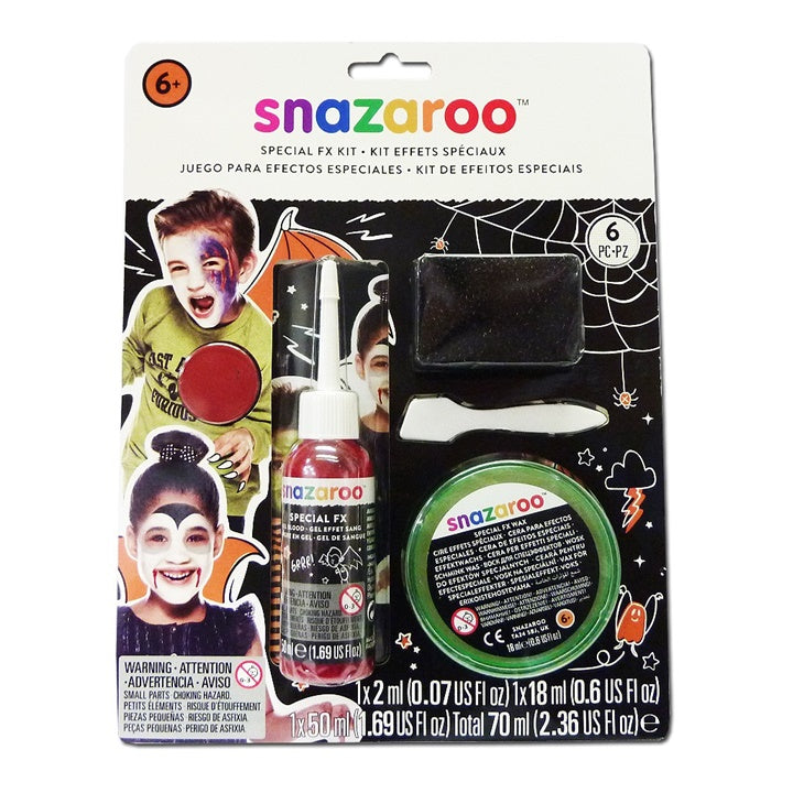 Face Paints with Wax and Blood for Special Effects