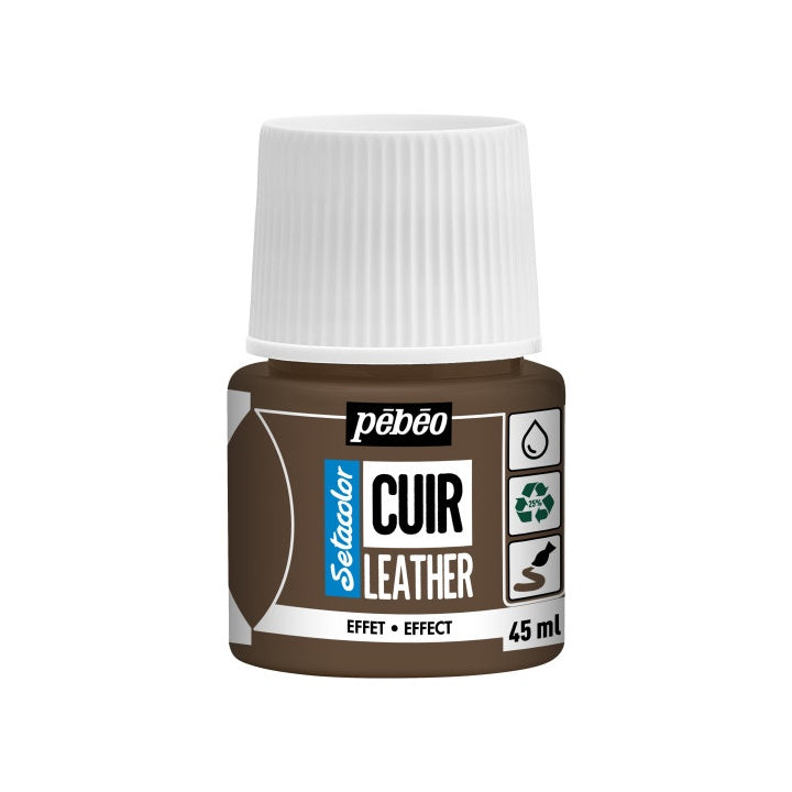 Pébéo Setacolor Effect verf voor leer 45 ml – afbeelding 3