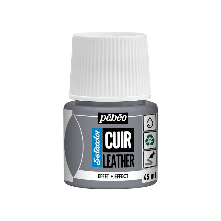 Pébéo Setacolor Effect verf voor leer 45 ml – afbeelding 2