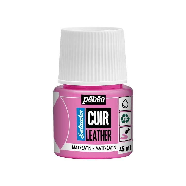 Pébéo Setacolor mat/satijn verf voor leer 45 ml – afbeelding 3
