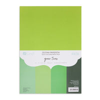 DP Craft gekleurd papier A4 in tinten, 220 g/m², 20 vel – afbeelding 10