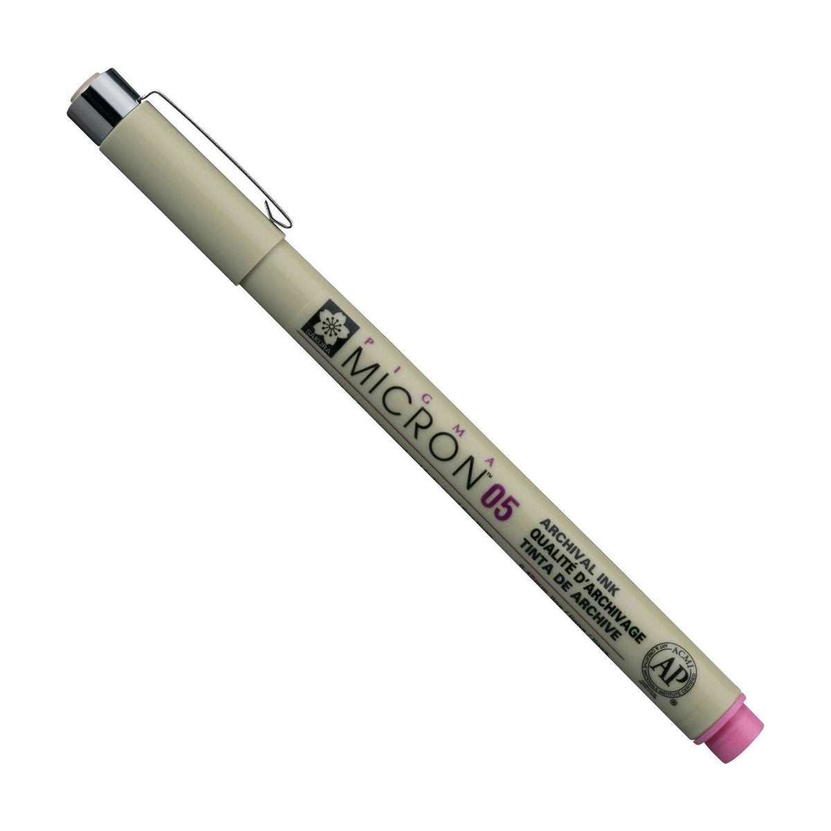 Fineliner Sakura Pigma Micron roze, 0,25–0,50 mm