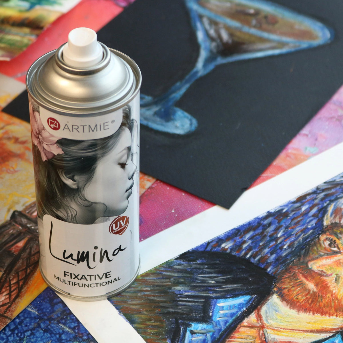 ARTMiE Lumina fixatief in spuitbus 400 ml – afbeelding 4