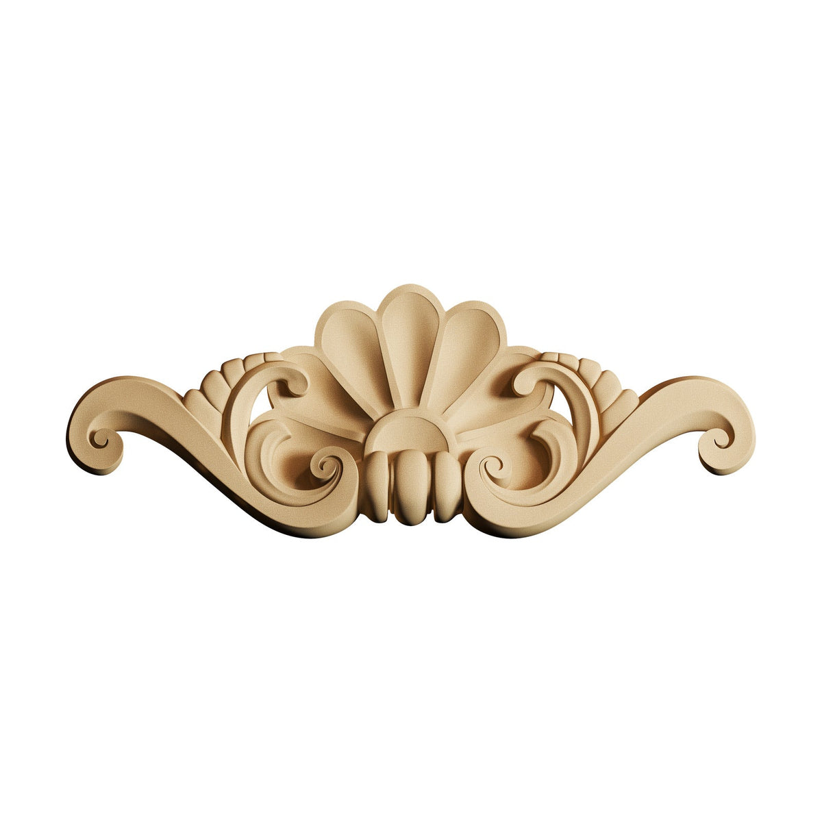 Flexibel houten ornament Pentart DC 102 voluut 10,2 × 3,8 × 1,2 cm