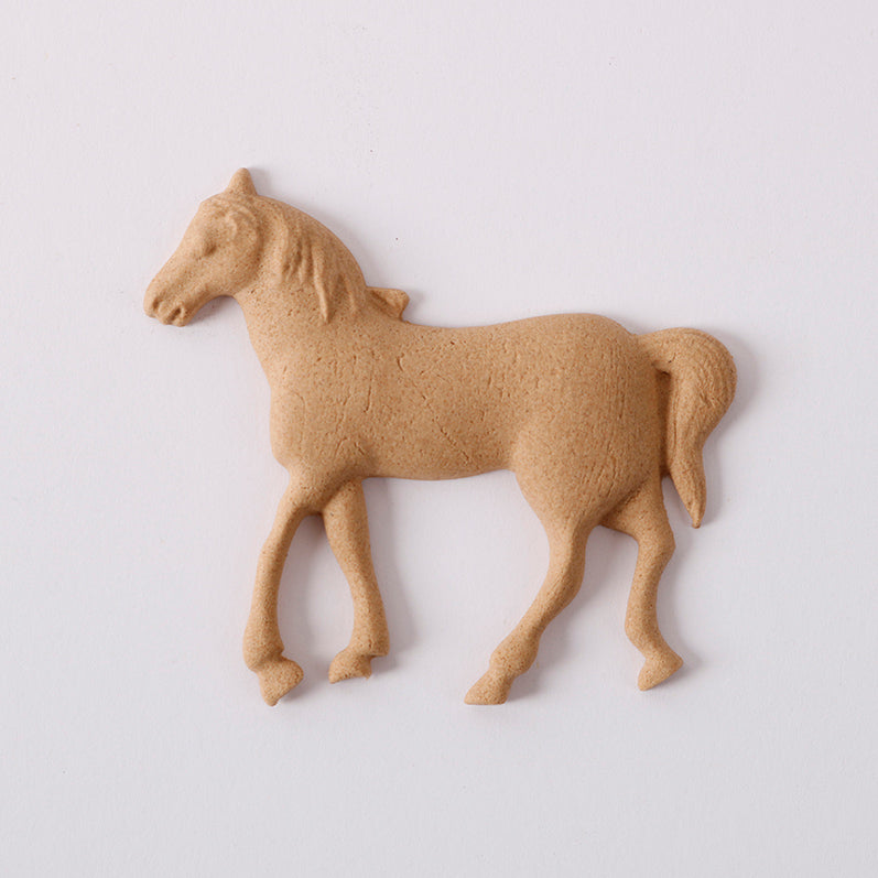 Flexibel houten ornament Pentart Elastic Wood paard 6 × 5 cm