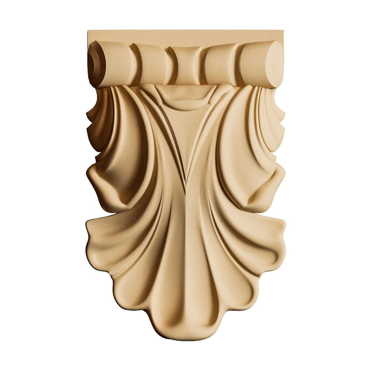 Flexibel houten ornament Pentart KR 0245 druppel 4,1 × 6,6 × 1,3 cm