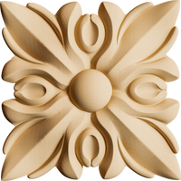 Flexibel houten ornament Pentart RZ 03 vierkant 6 × 6 cm