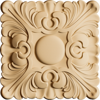 Flexibel houten ornament Pentart RZ 05 vierkant 6 × 6 cm