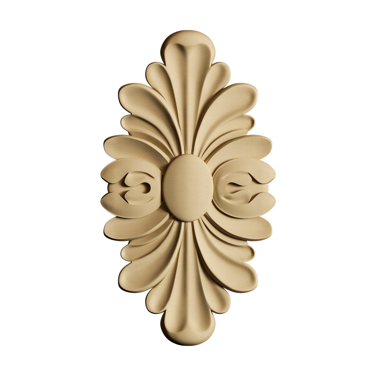 Flexibel houten ornament Pentart RZ 11120 barokke druppel 14 × 20 cm