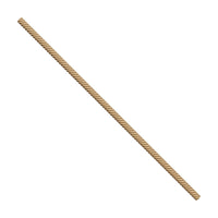 Flexibele houten sierlijst Pentart, 100 cm – MDM 0408 gedraaid 0,8 x