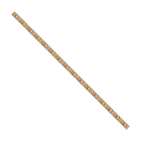 Flexibele houten sierlijst Pentart, 100 cm – stippen 1,9 x
