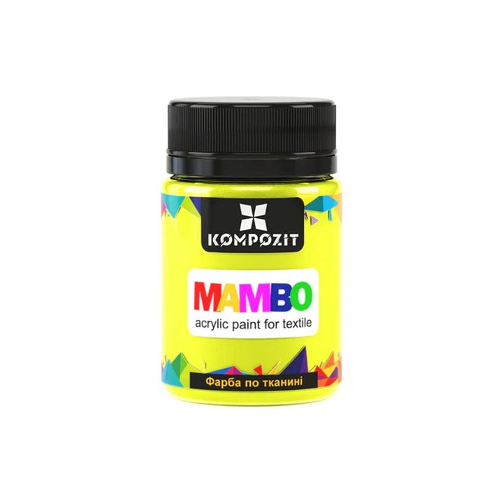 Kompozit MAMBO fluorescerende textielverf voor stof en leer 50 ml – afbeelding 4