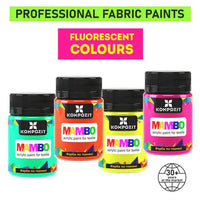 Kompozit MAMBO fluorescerende textielverf voor stof en leer 50 ml – afbeelding 2