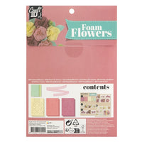 Foam Flowers DIY Set, Brown-Yellow, 3 pcs — image 2