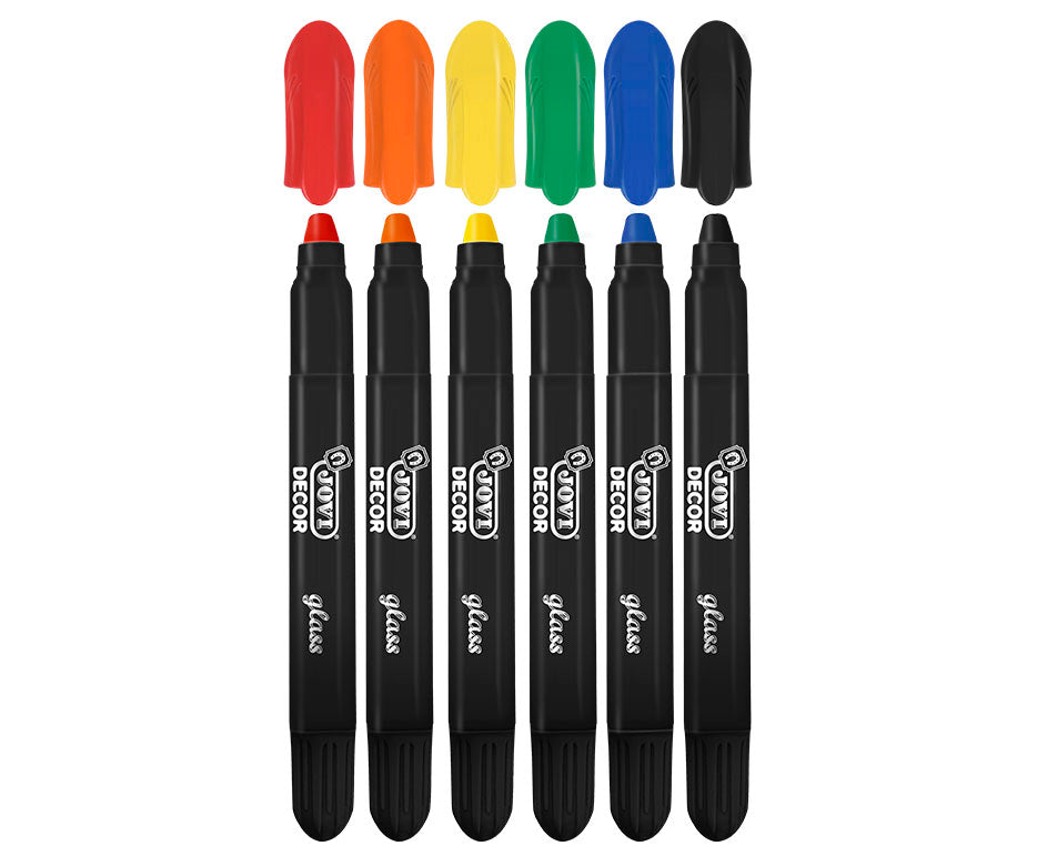 Gel Crayons for Glass JOVI Jovidecor Glass – set of 6 pcs