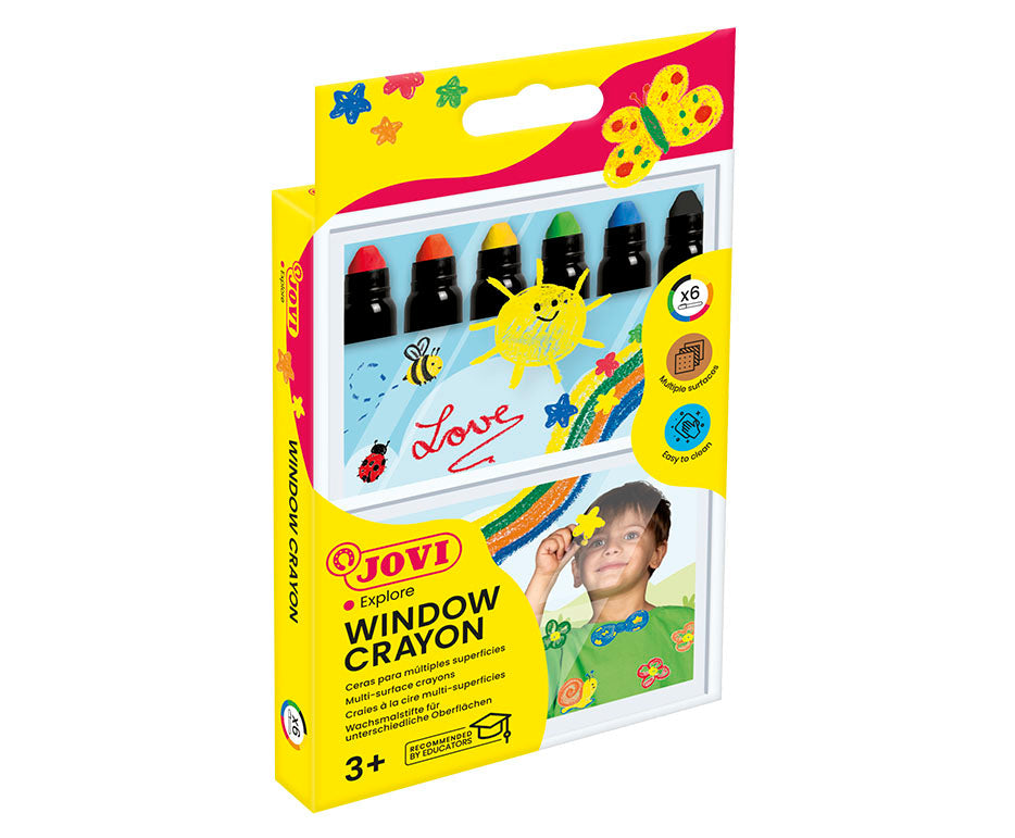 Gel Crayons for Glass JOVI Jovidecor Glass – set of 6 pcs