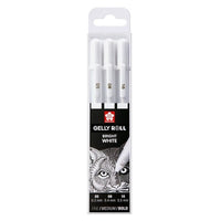 Sakura Gelly Roll gelpen Bright White, set van 3 – afbeelding 4