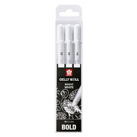 Sakura Gelly Roll gelpen Bright White, set van 3 – afbeelding 3