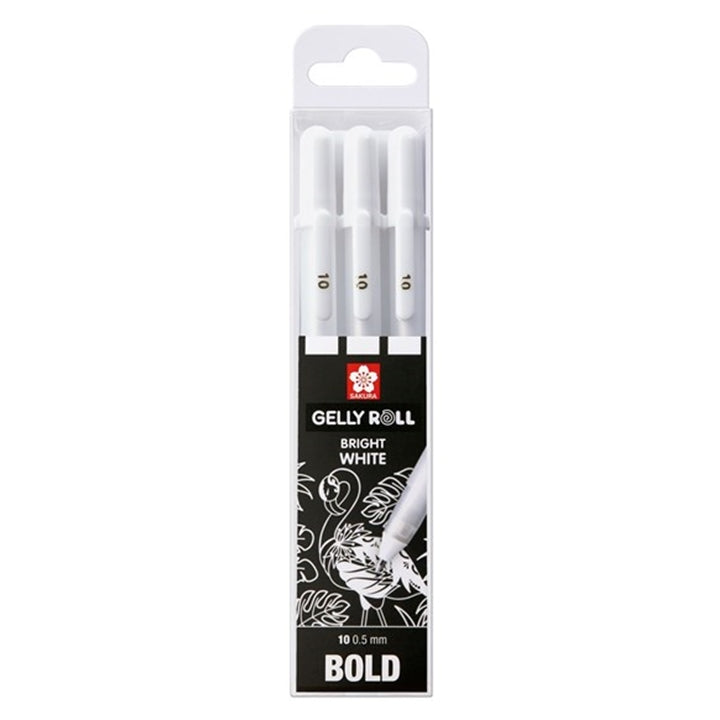 Sakura Gelly Roll gelpen Bright White, set van 3 – afbeelding 3