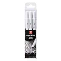 Sakura Gelly Roll gelpen Bright White, set van 3