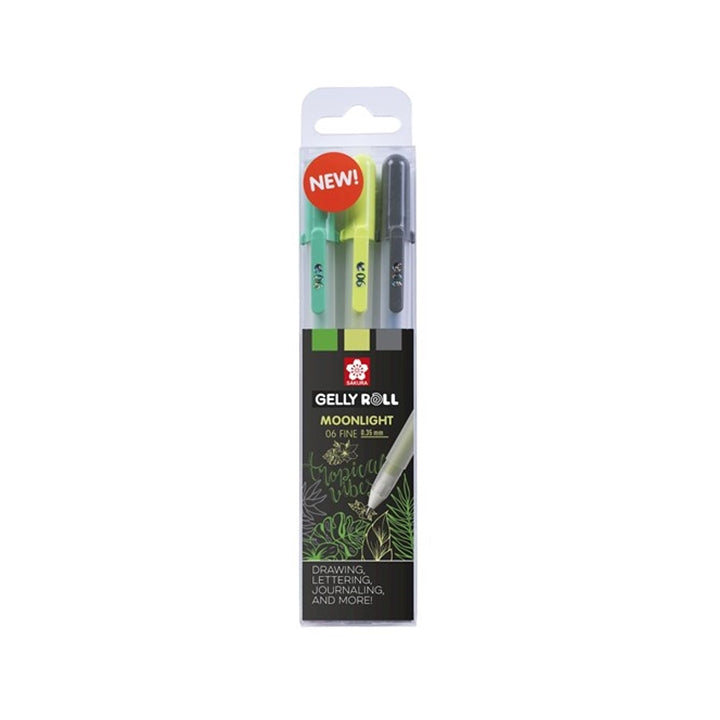 Sakura Gelly Roll Moonlight gelpennen 0,35 mm, set van 3 – afbeelding 5