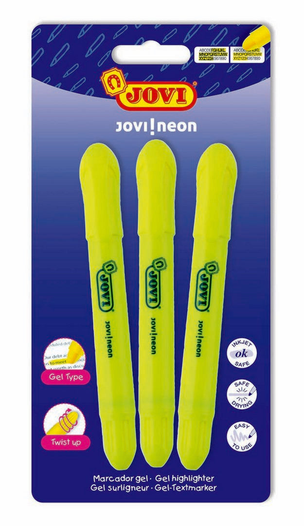 JOVI markeerstiften van vaste gel, set van 3