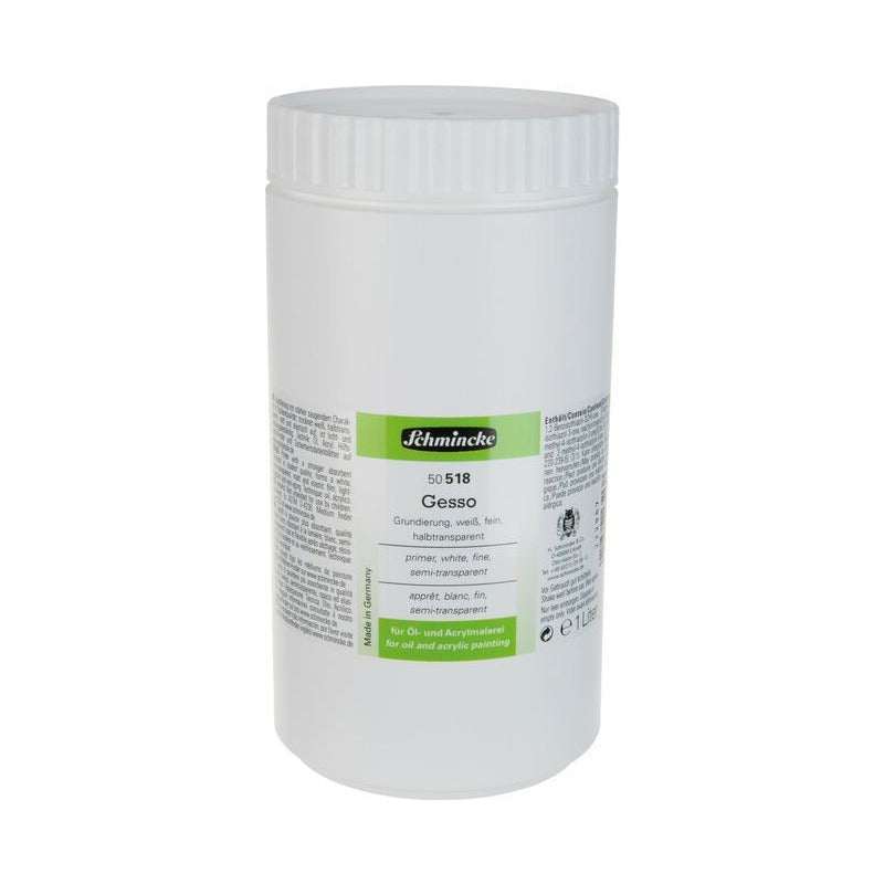 Gesso Schmincke Mediums – 250 ml, 1 l en 2,5 l