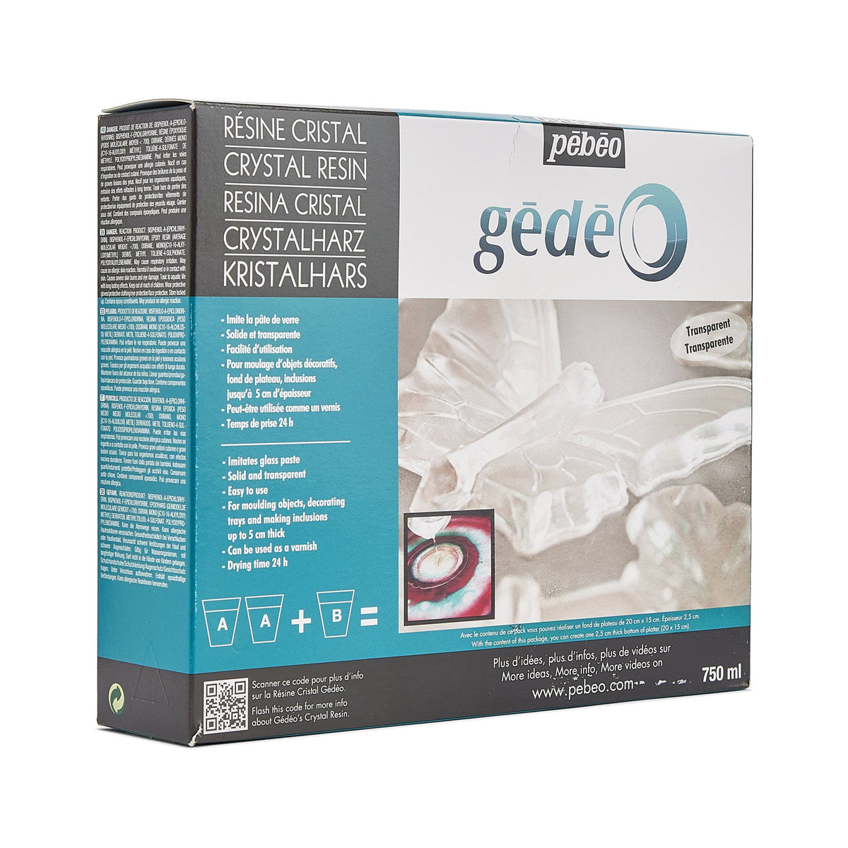 Giethars Pébéo Gédéo Crystal Resin 750 ml