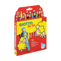GIOTTO be-bè dikke ronde kleurpotloden, 12 kleuren