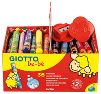 GIOTTO be-bè dikke ronde kleurpotloden, schoolverpakking