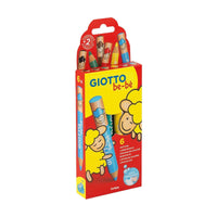 GIOTTO Be-Be dikke ronde kleurpotloden, set van 6 kleuren