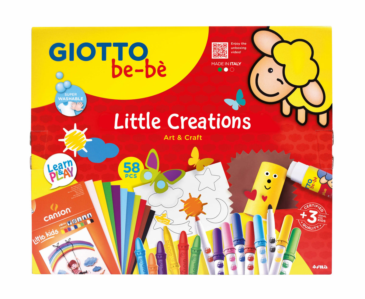 GIOTTO be-bè Little Creations knutselset, 58-delig