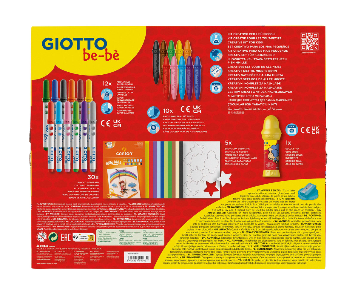 GIOTTO be-bè Little Creations knutselset, 58-delig
