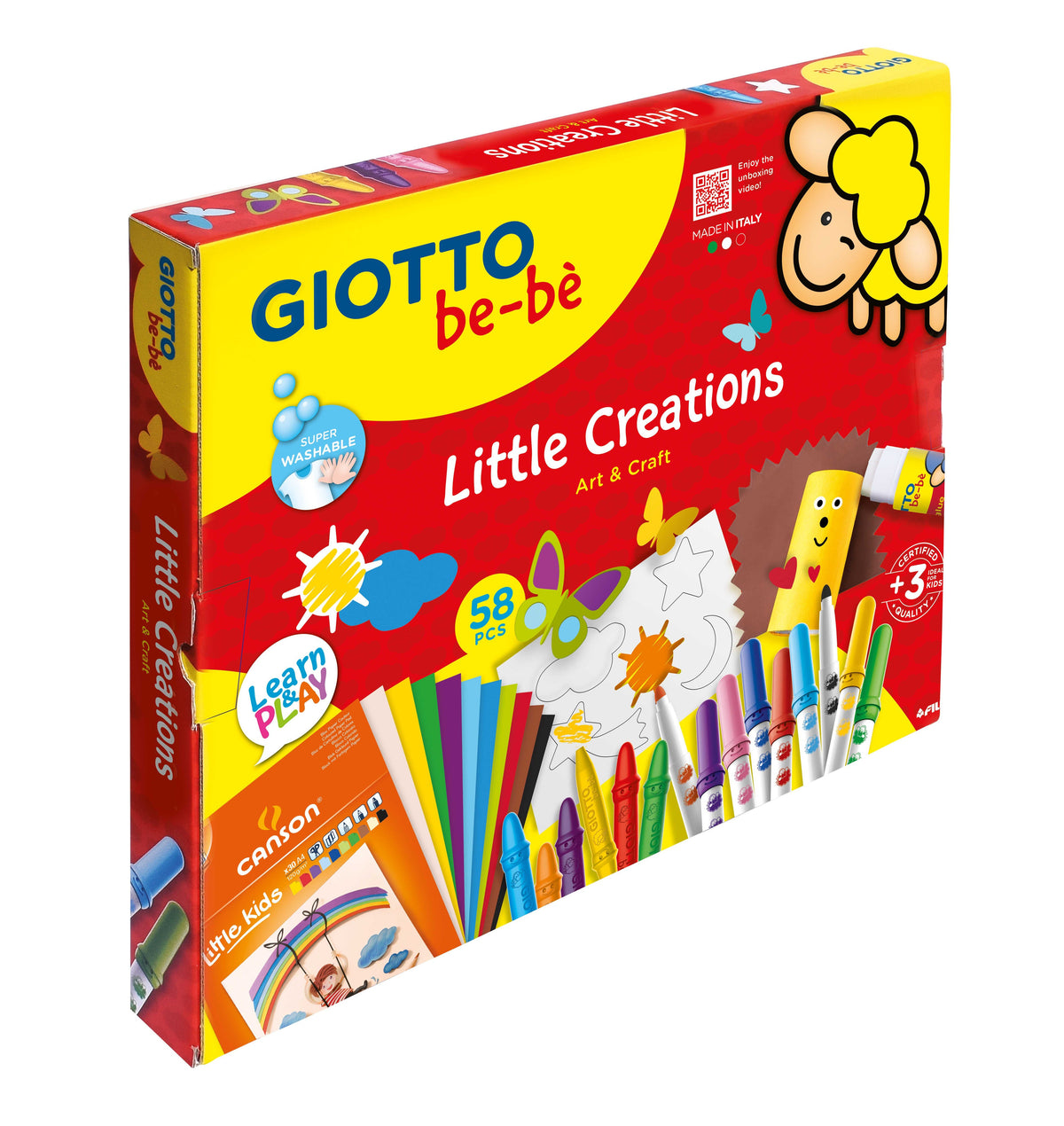GIOTTO be-bè Little Creations knutselset, 58-delig