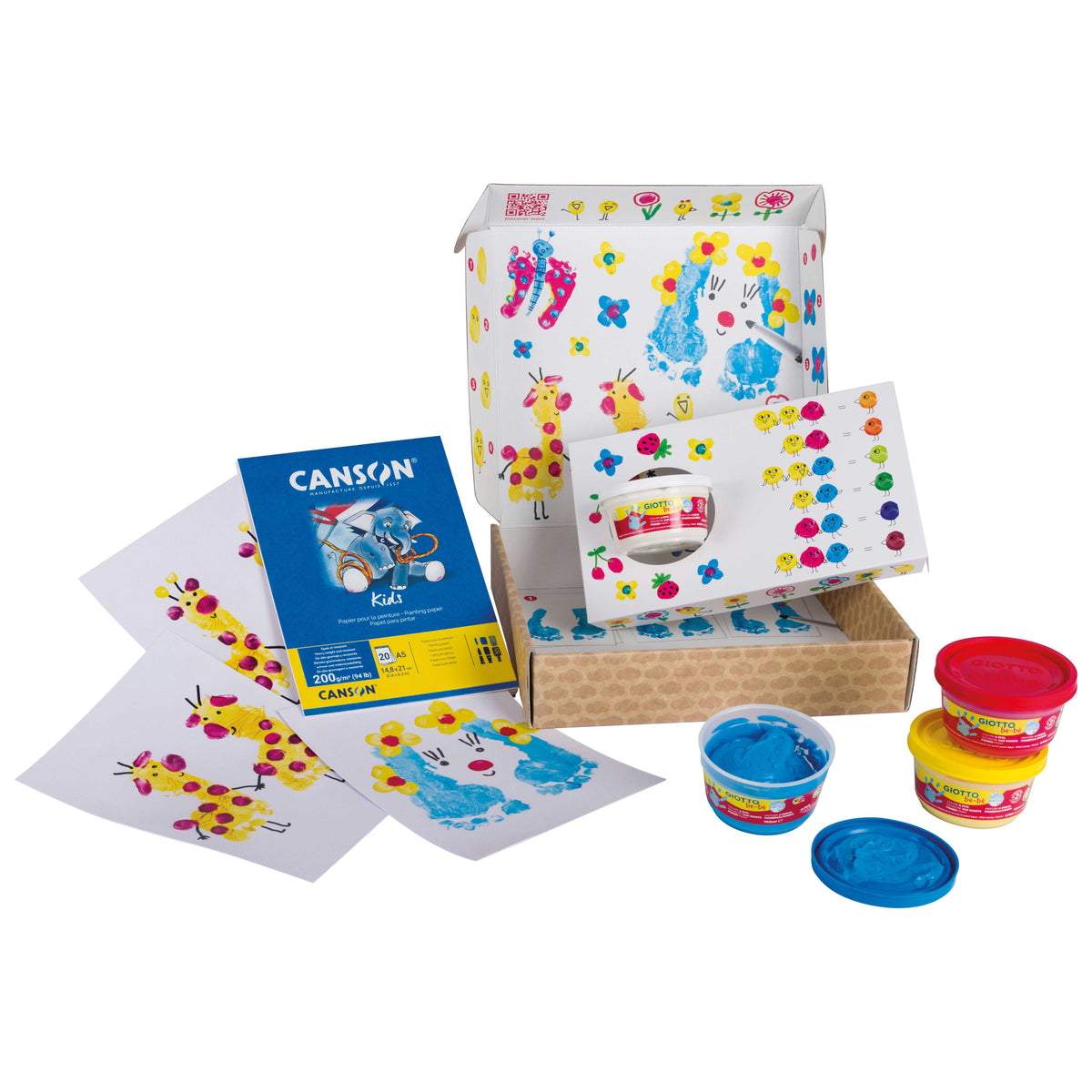 GIOTTO be-bè My Little Feet knutselset voor hand- en voetafdrukken