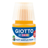 Giotto Decor acrylverf mat 25 ml – Donkergeel