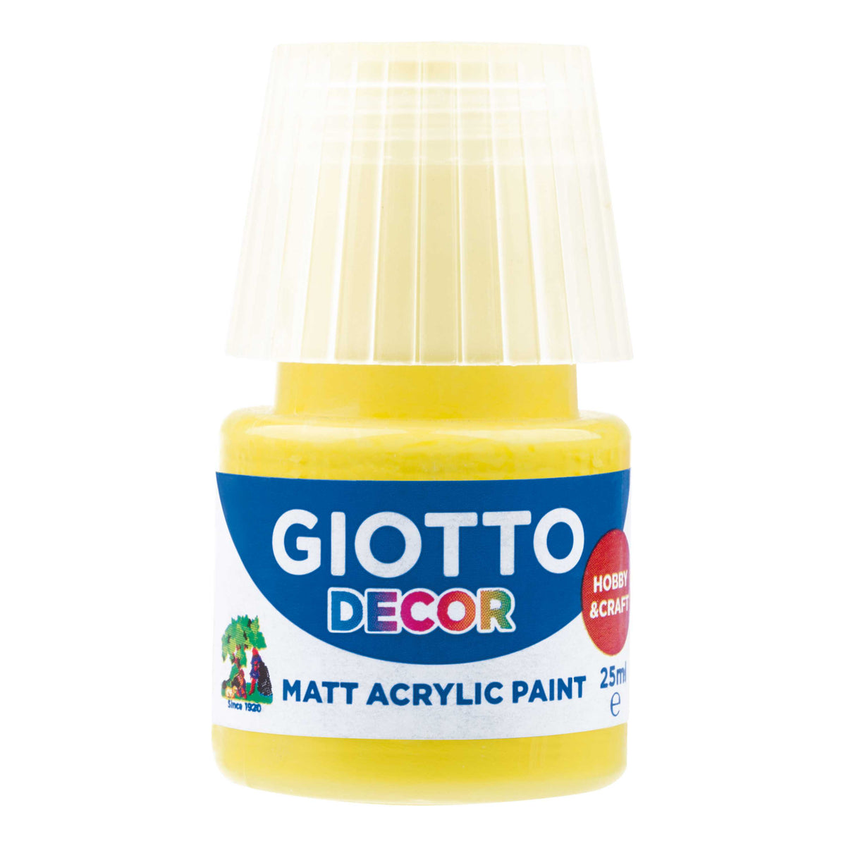 Giotto Decor acrylverf mat 25 ml – Geel