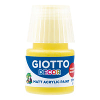 Giotto Decor acrylverf mat 25 ml – Geel