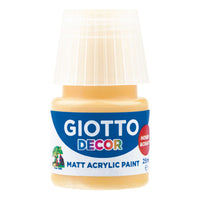 Giotto Decor acrylverf mat 25 ml – Goudgeel